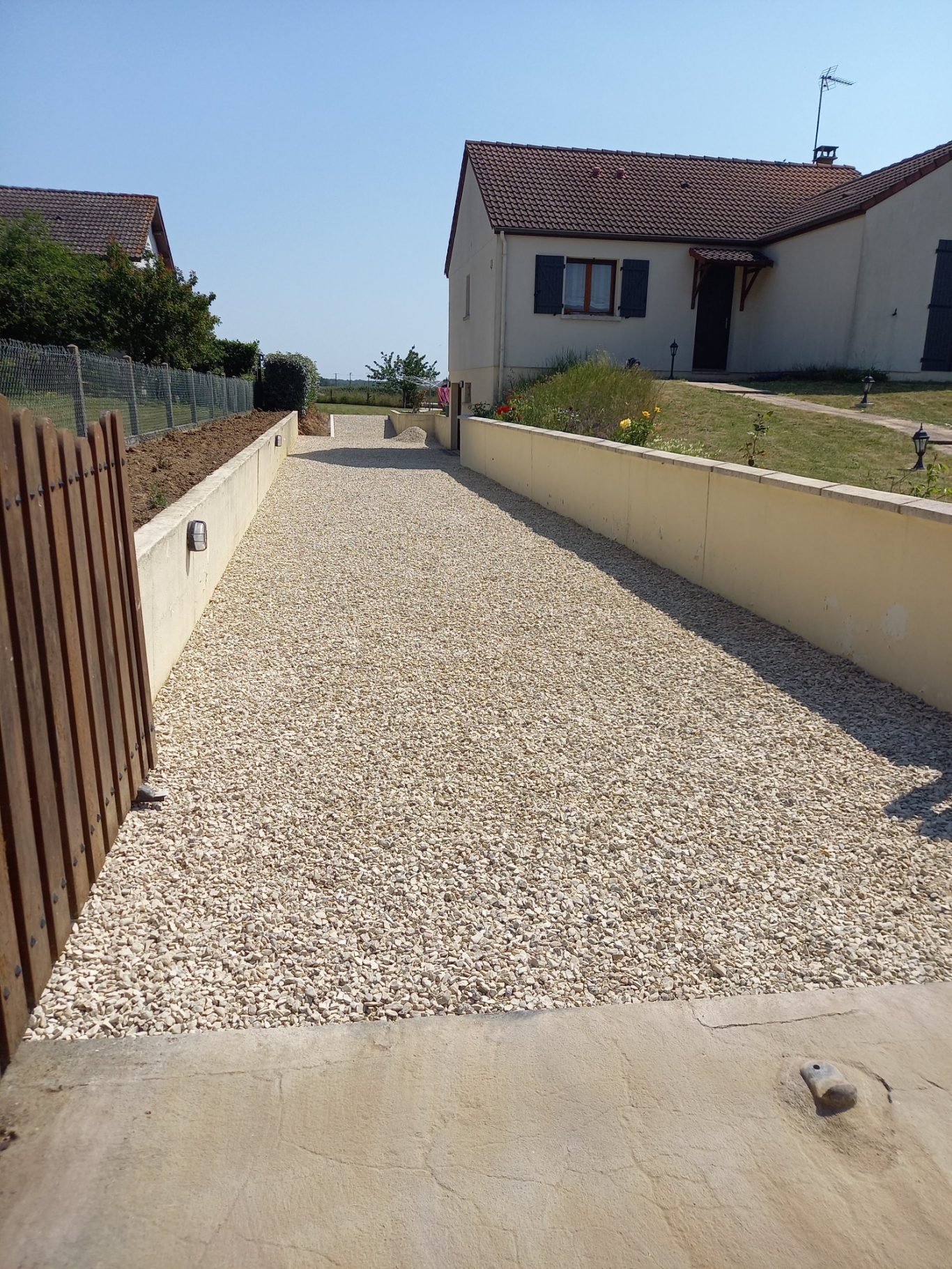 Allée en galets de l'Indre 10/20